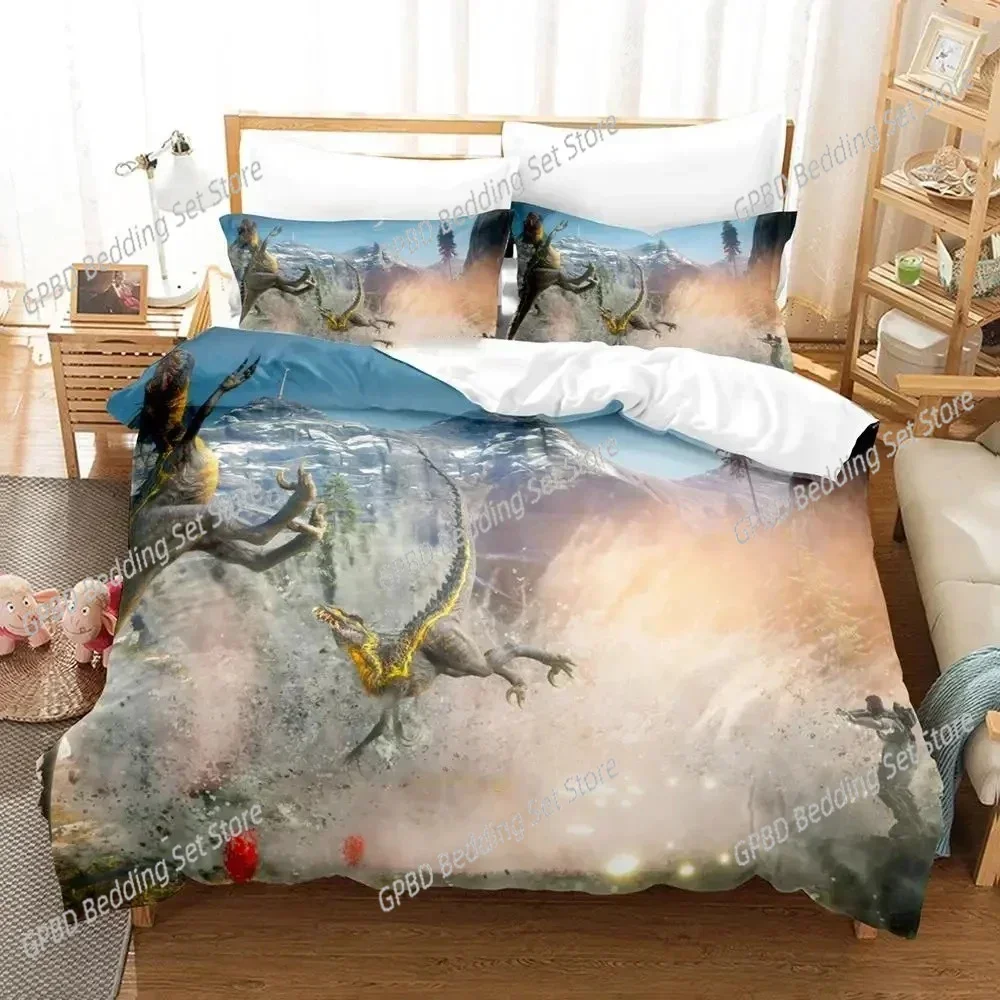 3D Print Game Second Extinction 3D Duvet Cover Bedding Set Comforter Linen Pillowcases Home Decor Single Double Twin King Queen