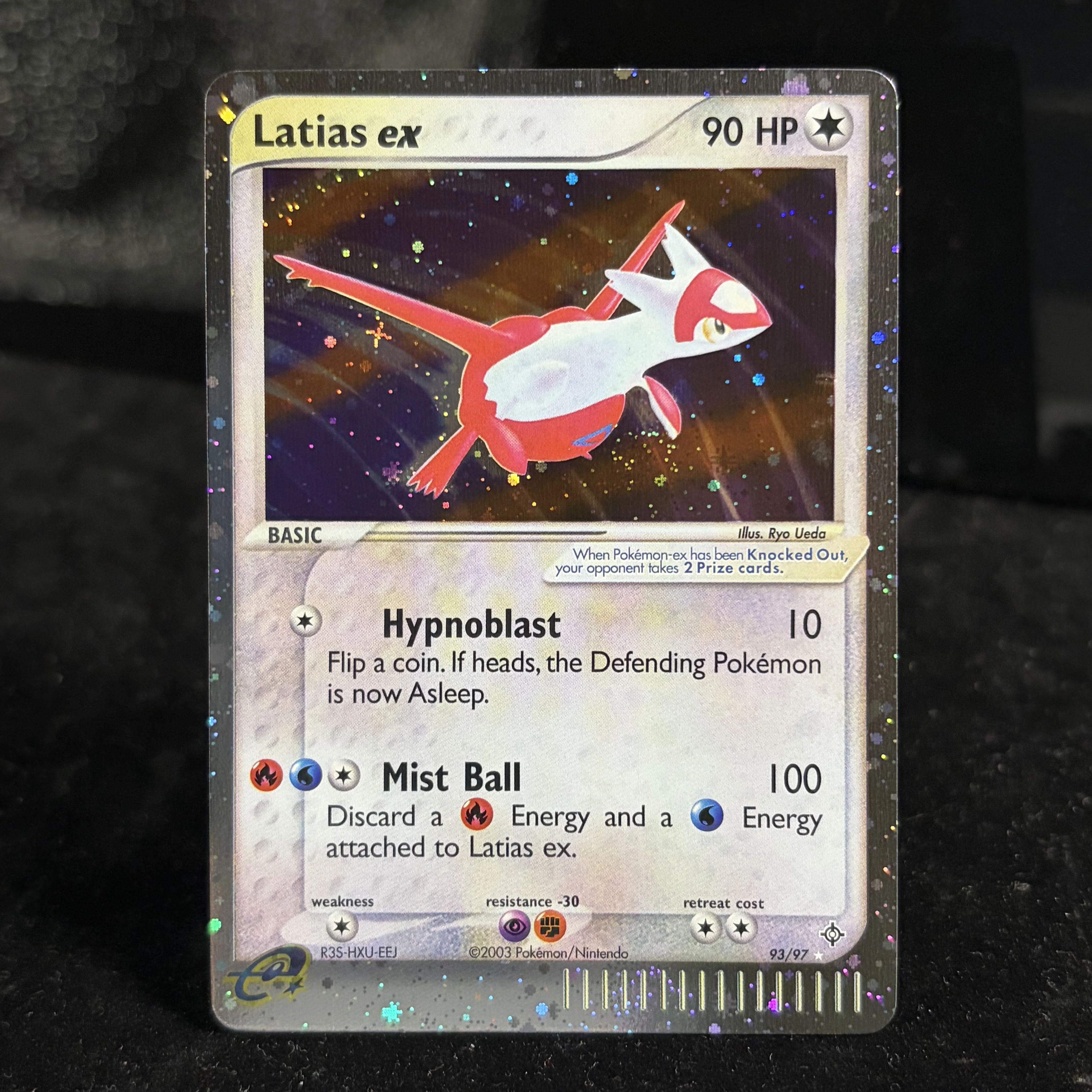 PKM Neue FOIL-Kartensammlung Deoxys(DX) & Dragon(DR) Serie Rayquaza/Latias/Latios/Raikou/Manectric Ptcg Proxy-Karte Geschenke Spielzeug – Detail 14