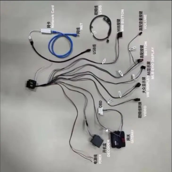 For Audi MLB Cluster Cockpit Display Screen Radio Test Code Tools