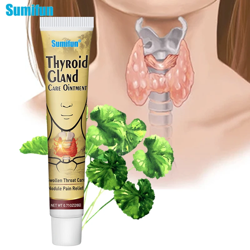 20G Thyroid Gland Care Ointment Thyroiditis Pain Relief Treatment Chinese Medicine Plaster Sore Throat Thyroid Nodules Healtn