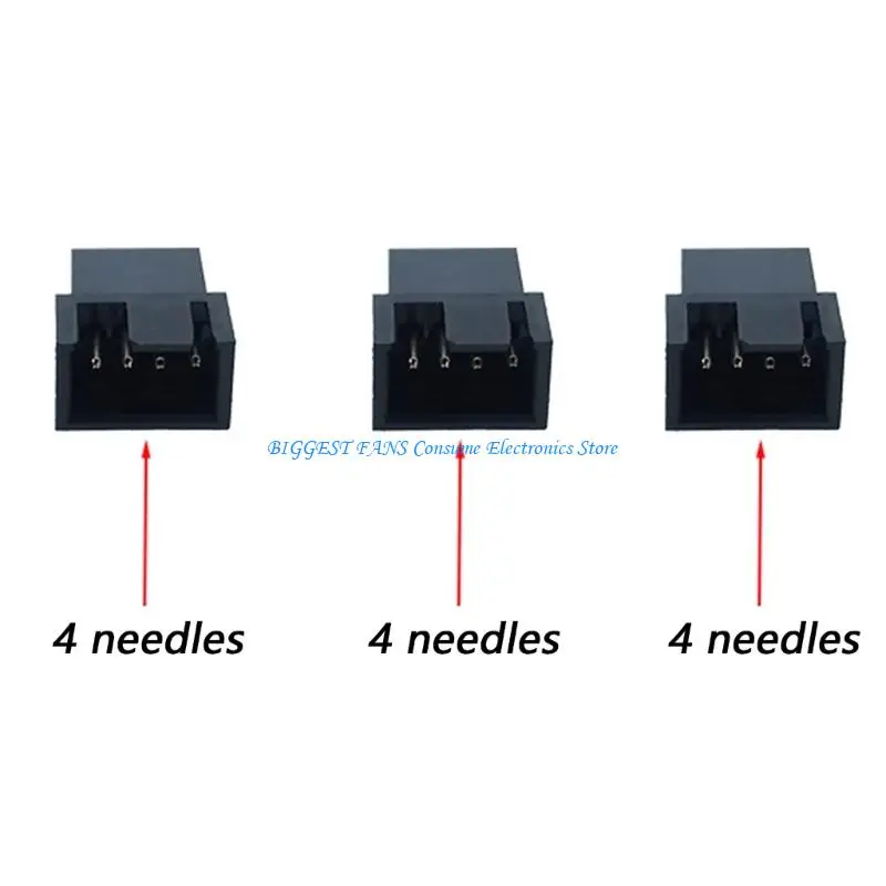 Cable flexible distribución alimentación del divisor ventilador 4pin PWMS para enfriamiento personalizable