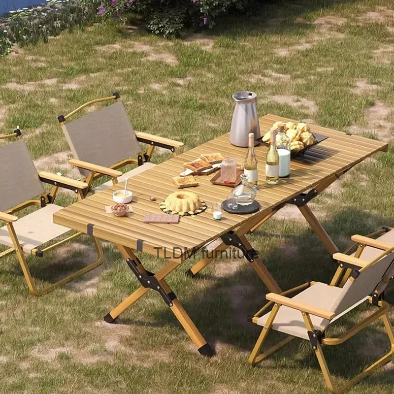 Modern Portable Outdoor Table Garden Camping Picnic Folding Outdoor Table Camp Resistant Mesa Dobravel Portatil Furniture