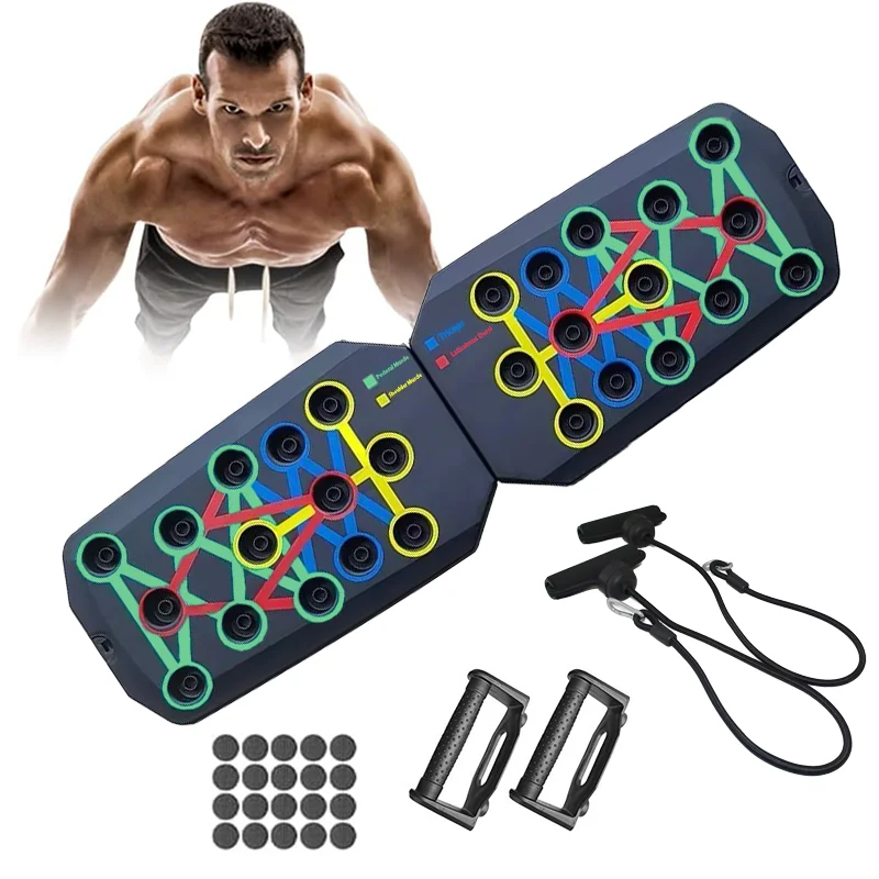 Push-up Plate Men\'s Practice Pectoral Muscle Multi-functional Bracket Push-up Auxiliary Artifact Home Fitness Equipment