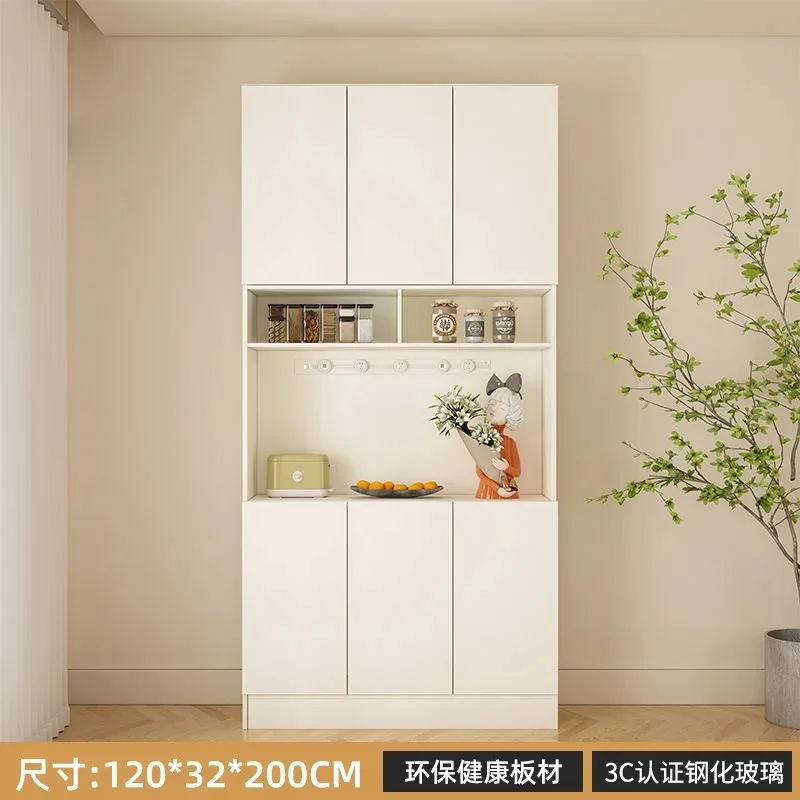 خزانة جانبية لتناول الطعام مصنوعة من الخشب الصلب على الطراز الشمالي ودرج متعدد الطبقات صديق للبيئة