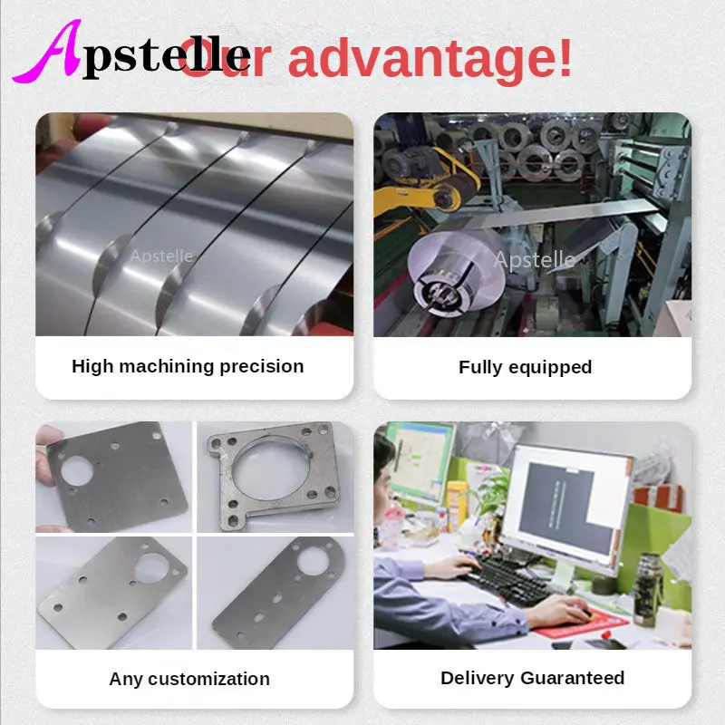 Apstelle DIY  Aluminum Strip Aluminium Foil Thin Sheet Plate Material Washer Wall Thickness 0.2 To 1mm 50mm/100mm Width