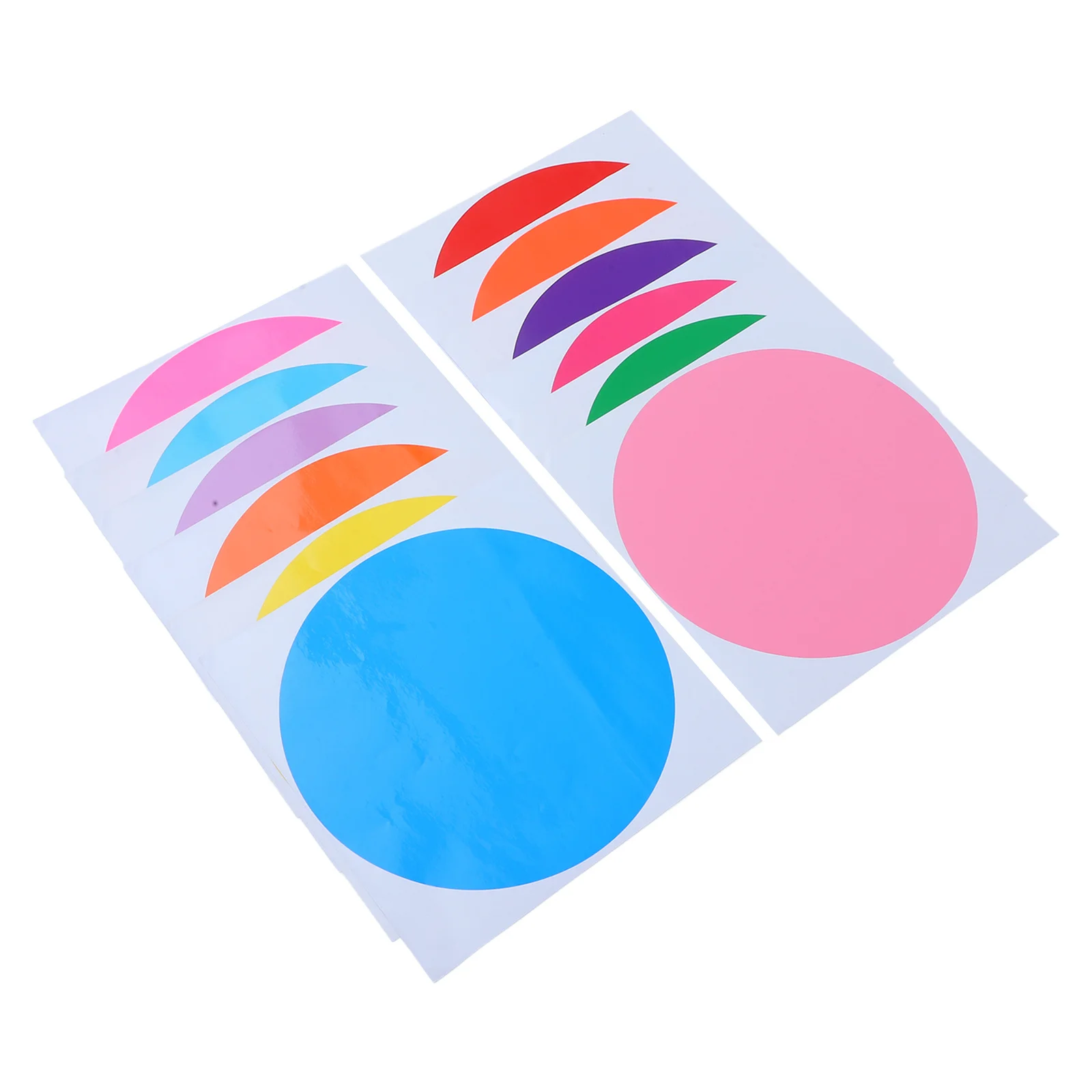 نقاط المسح الجاف لطاولات الفصول الدراسية ملصقات سبورة بيضاء ذاتية اللصق ملونة قابلة لإعادة الاستخدام لوحة كتابة أدوات تعليمية للأطفال