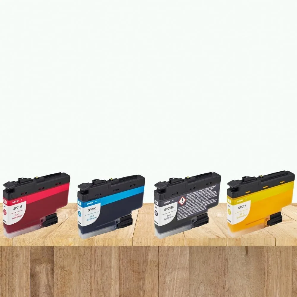 Sublimação Ink Cartridge Set, Impressora com Artmega Bundle com e 4 cores, 6 itens