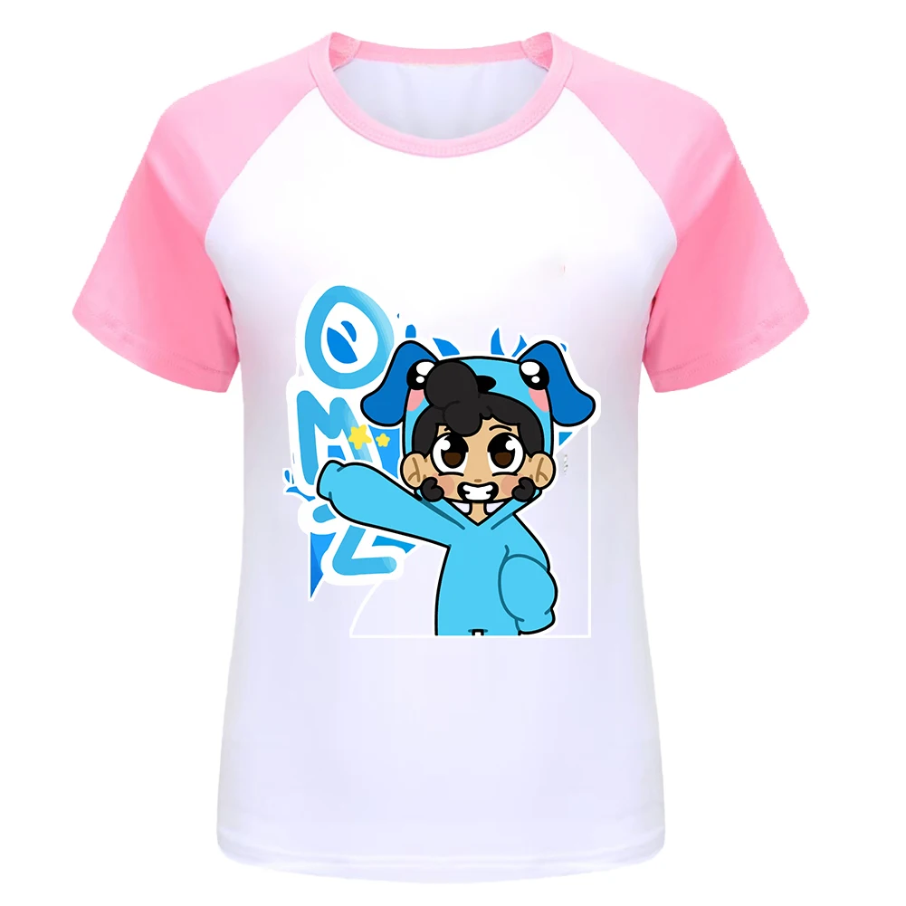 Omz, ropa para niños, camiseta para niños, ropa de verano para niñas, camisetas, trajes para niñas, camisetas para niños, ropa para niños, camiseta de Anime