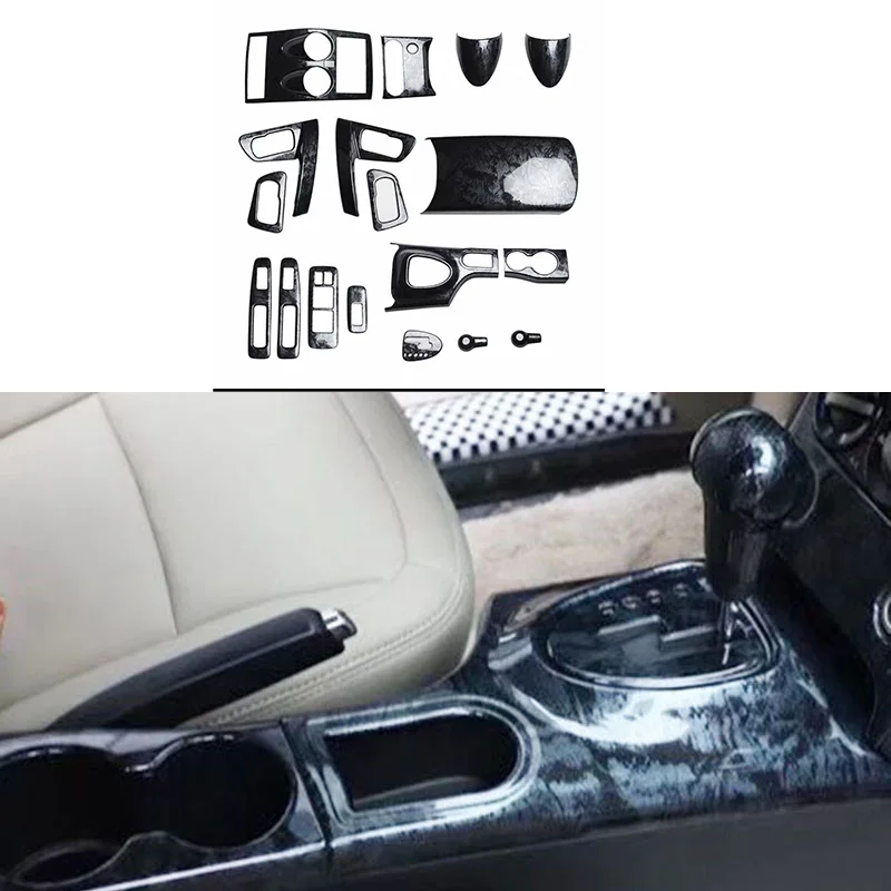 

Wooden Color Interior Gear Panel Door Handle Window Lift Panel Cover Trim For Nissan Qashqai J10 2007-2013