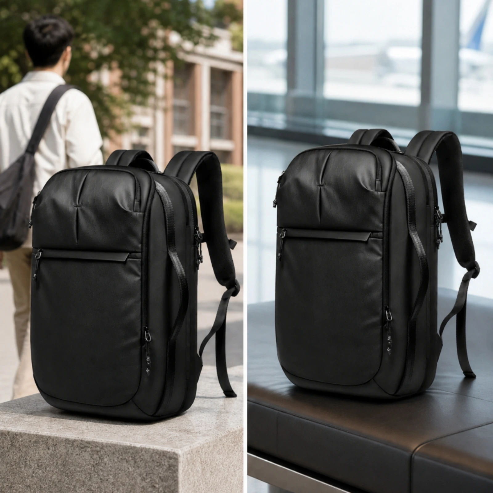 Oxford Material Backpack with  - Luggage ulasan dan harga