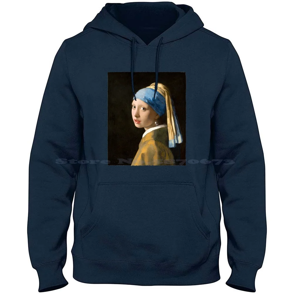 Girl With A Pearl Earring Tshirt , Vermeer Tee , Vermeer Girl 100% Pure Cotton Hoodie Tshirt Nin Sin Nin Captain Nin Pretty