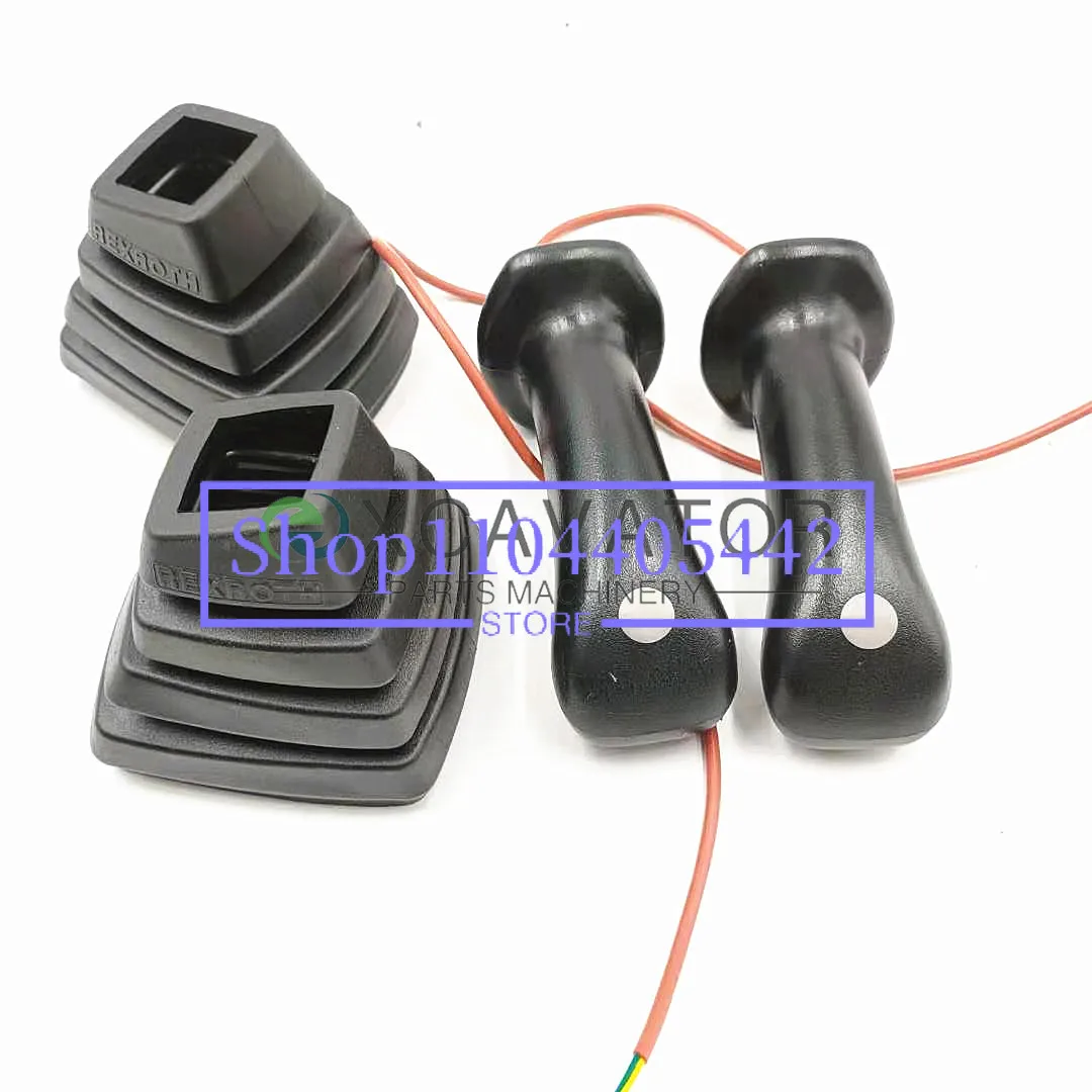 Mini Excavator Parts XCMG Yuchai LOVOL LONKING Revo 55/60/65/75-8/80 Rexroth Joystick Handle Glue 1 Key 14mm