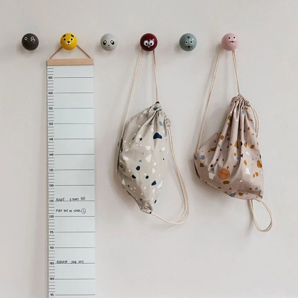 

Nordic Children Height Ruler Canvas Hanging Growth Chart Kids Room Wall Decor Decorative Baby Photography Props Height Ruler