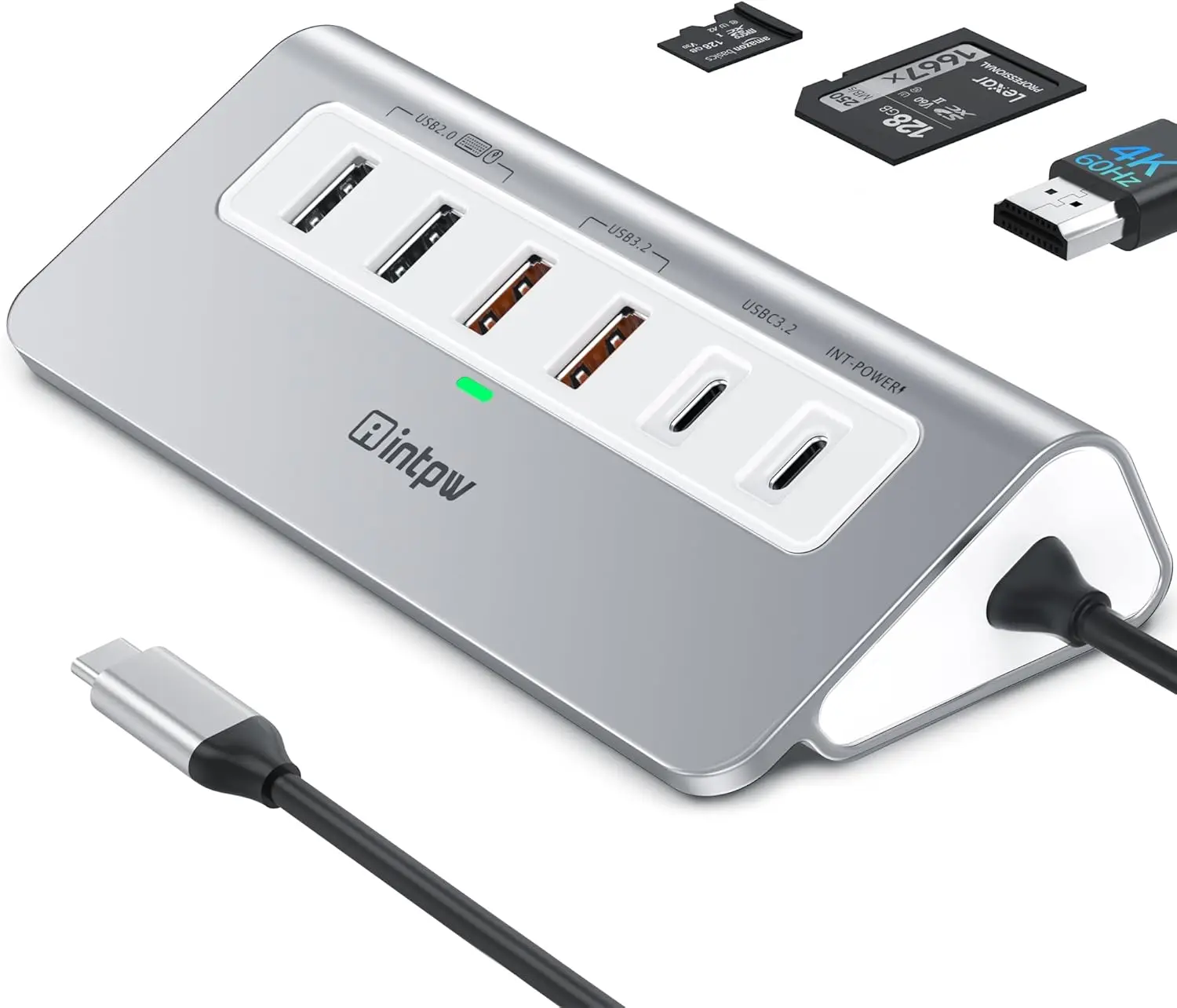 

9-in-1 USB C Hub with 4K HDMI, 10Gbps Ports, PD 100W Charging for Laptops and Phones