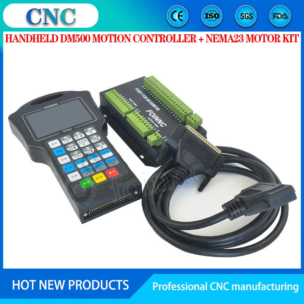 CNC kit Nema 23/57 hybrid servo motor drive kit m150/DM500 4-axis motion control system closed-loop driver and motor