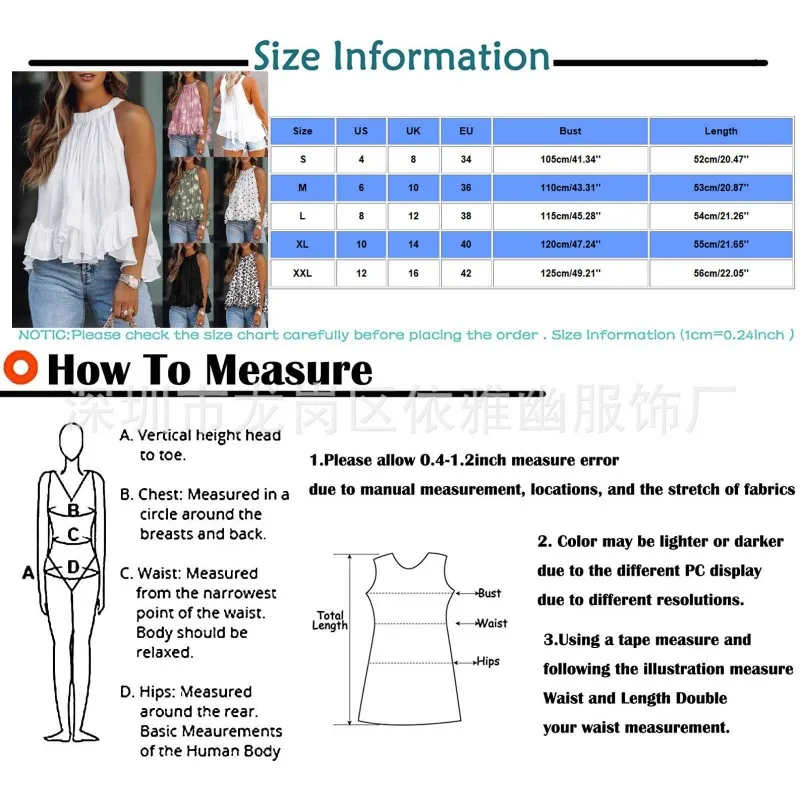 Women Summer New Print Halter Adjustable Tie Back Tank Top Hot Sale Casual Beach EU US Style Cami