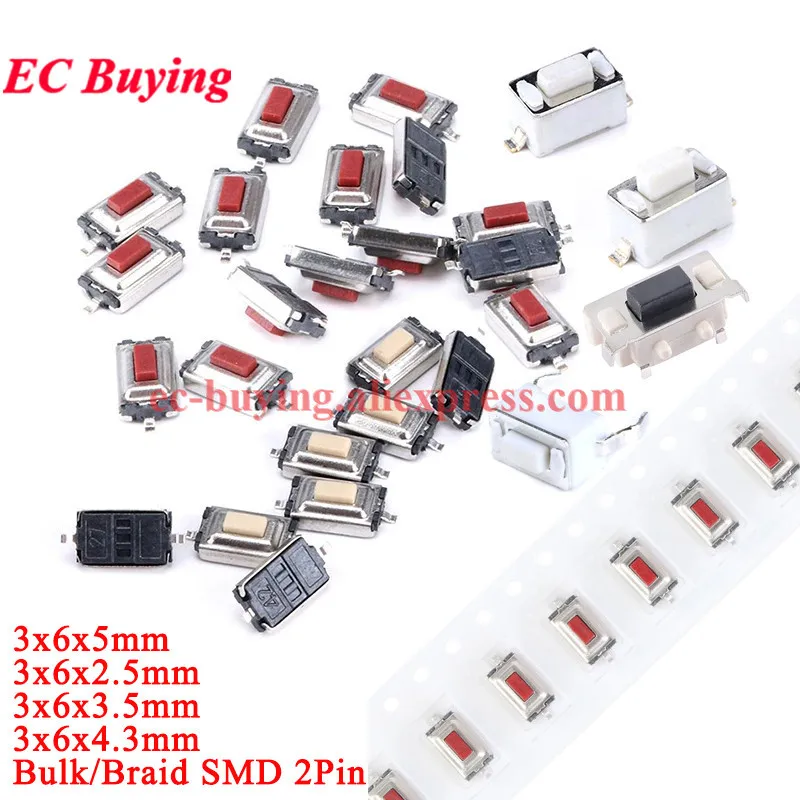 10Pcs-200Pcs Tact S…