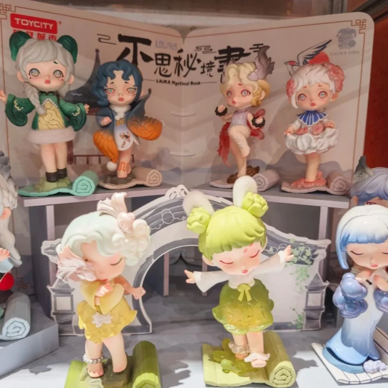 

Аутентичная книга Laura Secret Realm, слепая коробка, модная игра в национальном стиле, Лора, украшение для рабочего стола, милая загадочная коробка ручной работы, подарки