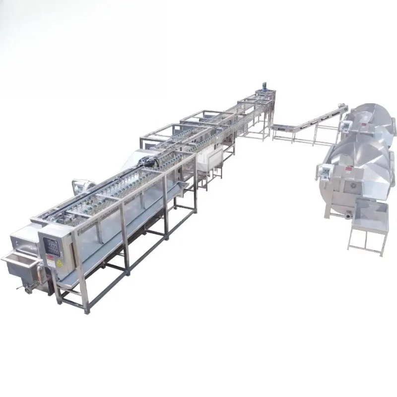 

Линия для обработки убоя курицы с помощью фигурных машины для выщипывания птицы и линией предварительного охлаждения