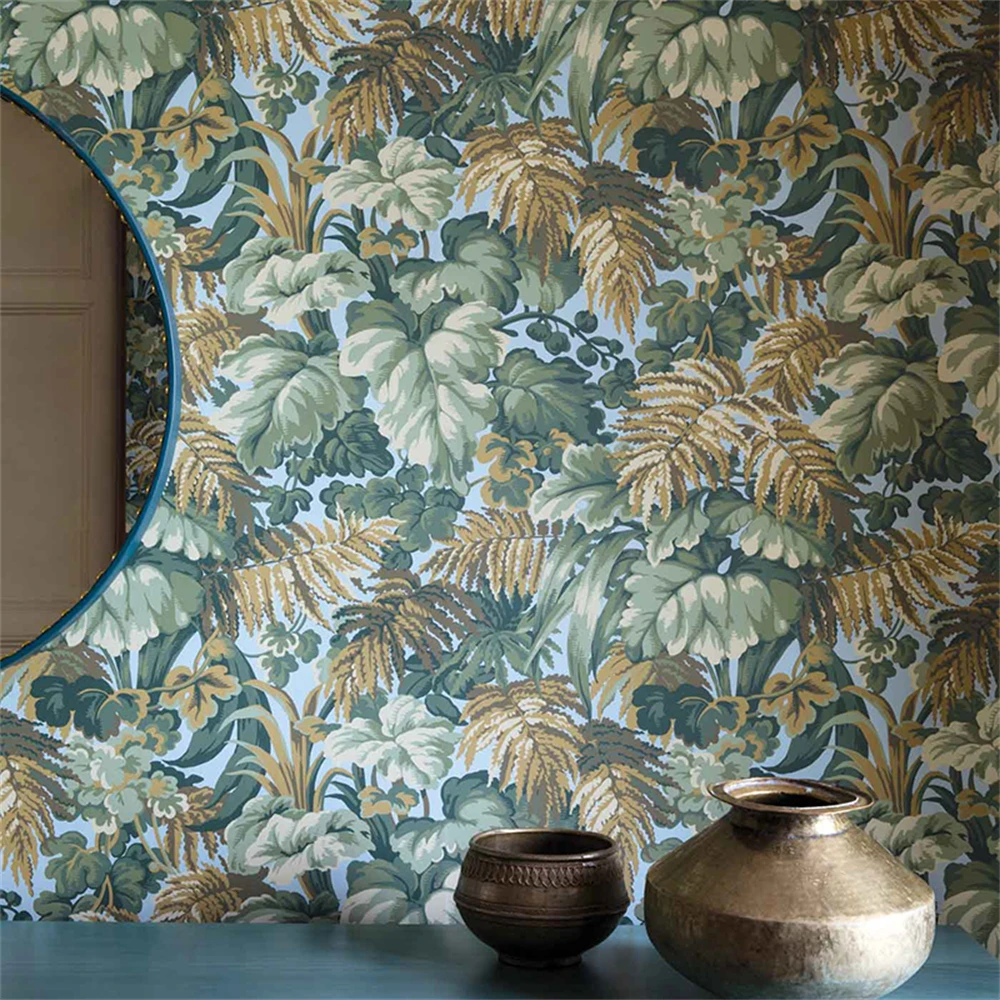 Custom Southeast Asia forest wallpaper mural bedroom wallpapers for living room decoration sofa background photo 3D wall sticker