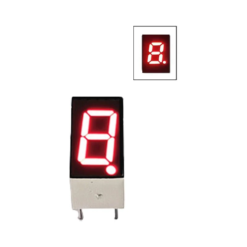 0.36 Inch Yellow/Blue/Green/Red Display LED Display 1 Bit Cathode/Anode Digital Bar Chart for Smart Appliances Mobile Charging