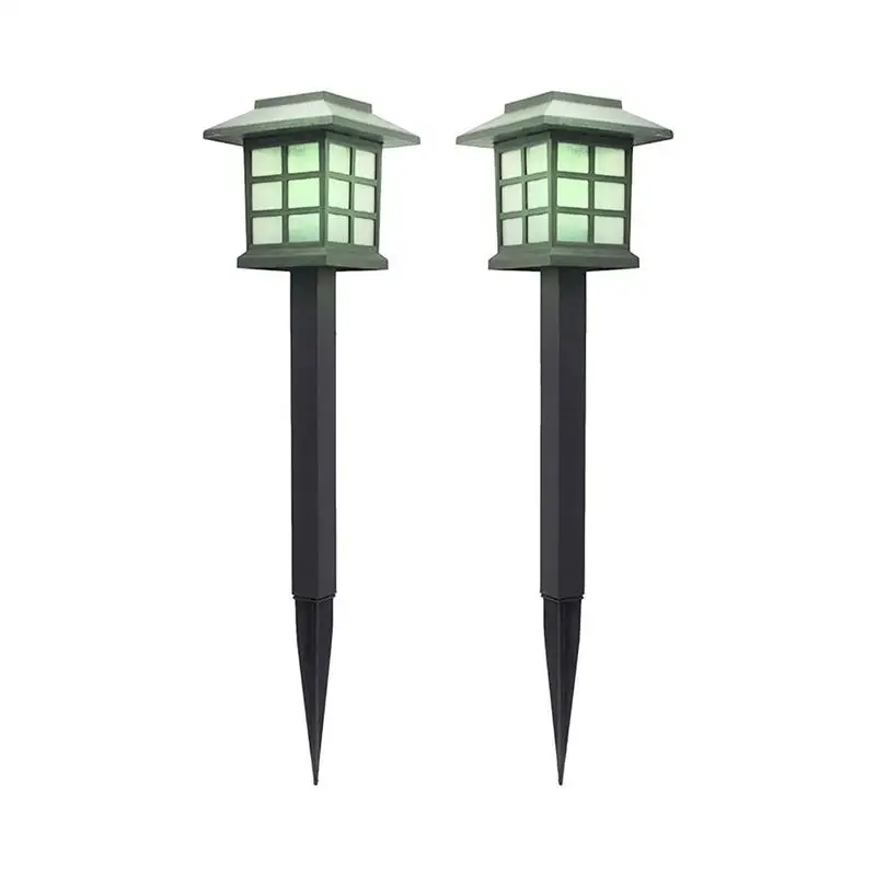 

Outdoor Solar Garden Lights Solar Powered LED Decorative Lantern 2pcs Yard Lights Outside Solar Lights Landscape Lighting For