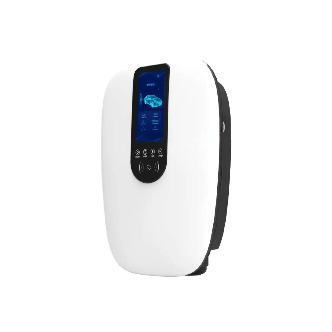 

New Condition 55\" EV Station Screen 5M Cable 32A Auto Wall-Mounted Charging Station Fast DC GB/20KW for Charging EV Cars J1772