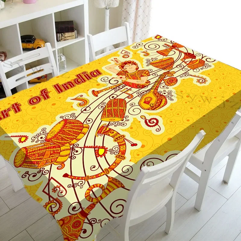 African Tribal Women's Rectangular Tablecloth Kitchen Table Decoration Reusable Tablecloth Wedding Party Decorations