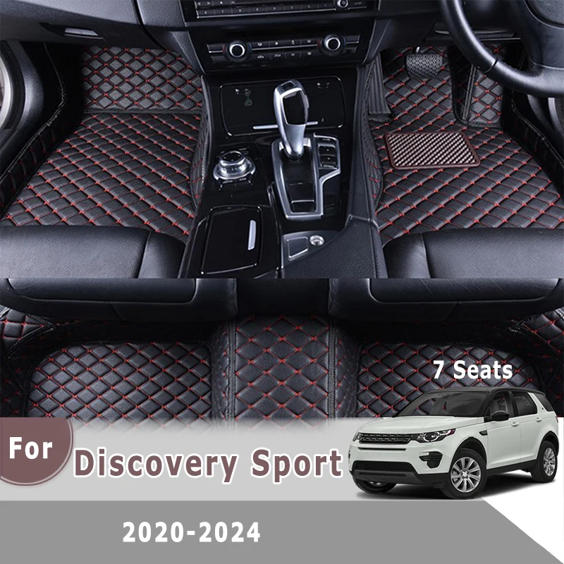 

RHD Car Floor Mats For Land Rover Discovery Sport 2024 2023 2022 2021 2020 (7 seats) Carpets Auto Accessories Interior Rug Cover