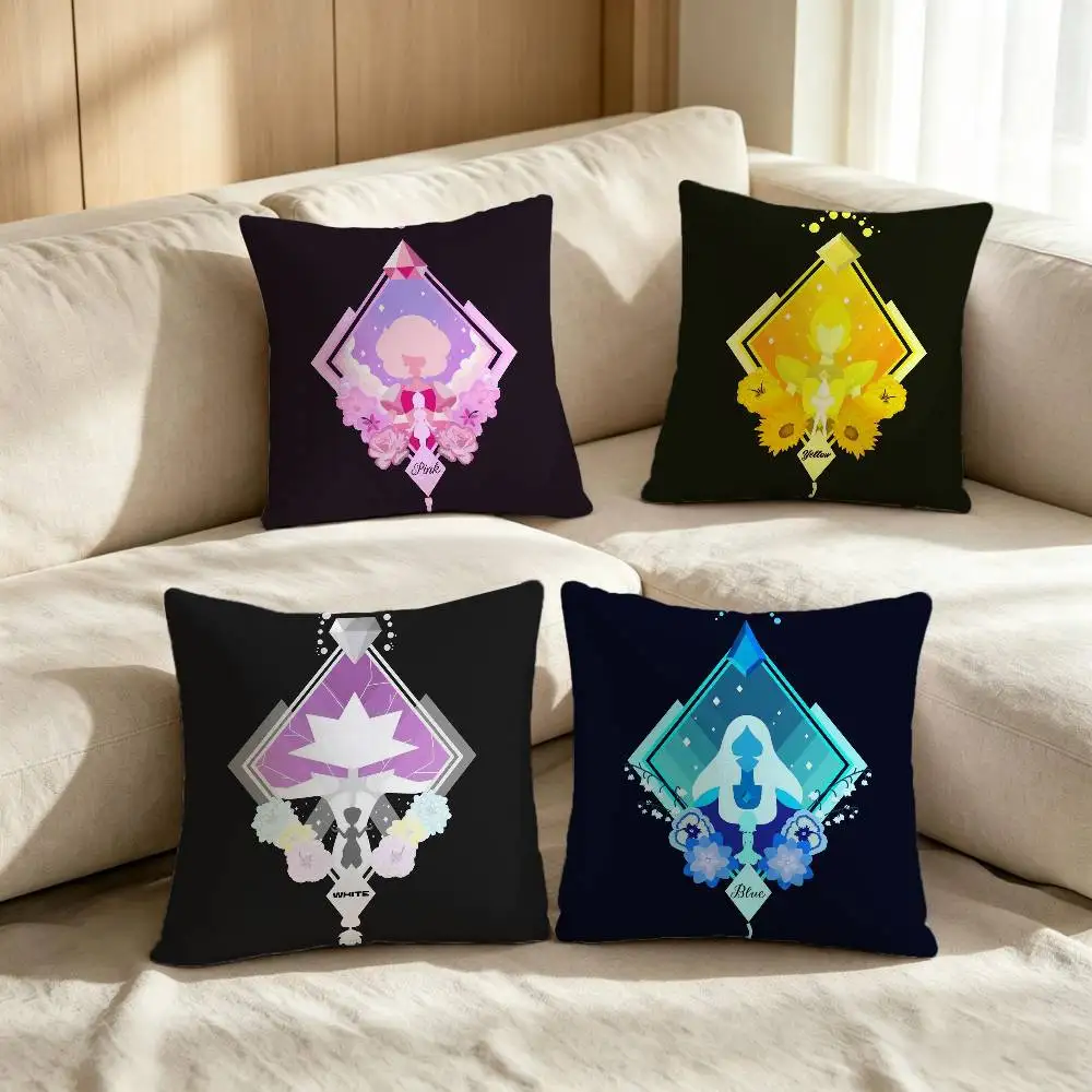 S-Steven UniverseS Comfortable soft Pillow Case for Sofa Living Room Home office Decor and Protective Covers