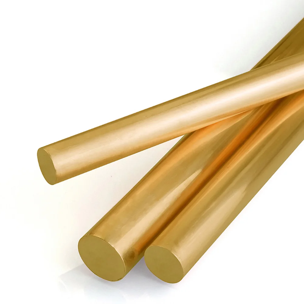 Solid Brass Round Metal Rod 2‑5Pcs 3‑8mm Diameter 200mm Long Bar for Electronics Machinery DIY Craft Repair Accessory Parts