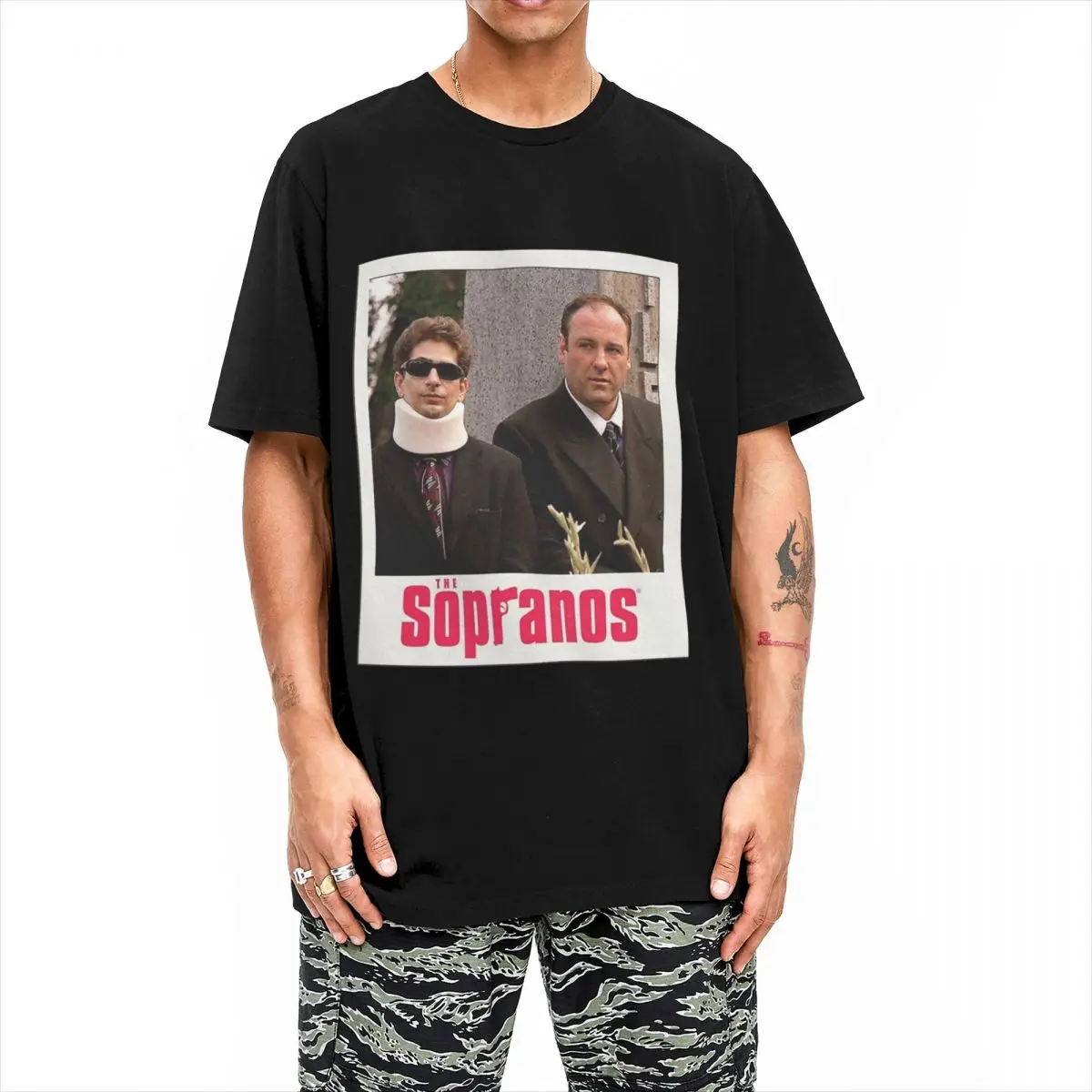 تي شيرت Tony Soprano للرجال ، تي شيرت ، بلوزة بأكمام قصيرة ، قطن ، كاجوال ، ثقافة البوب ، ملابس الشارع ، موضة ، الصيف