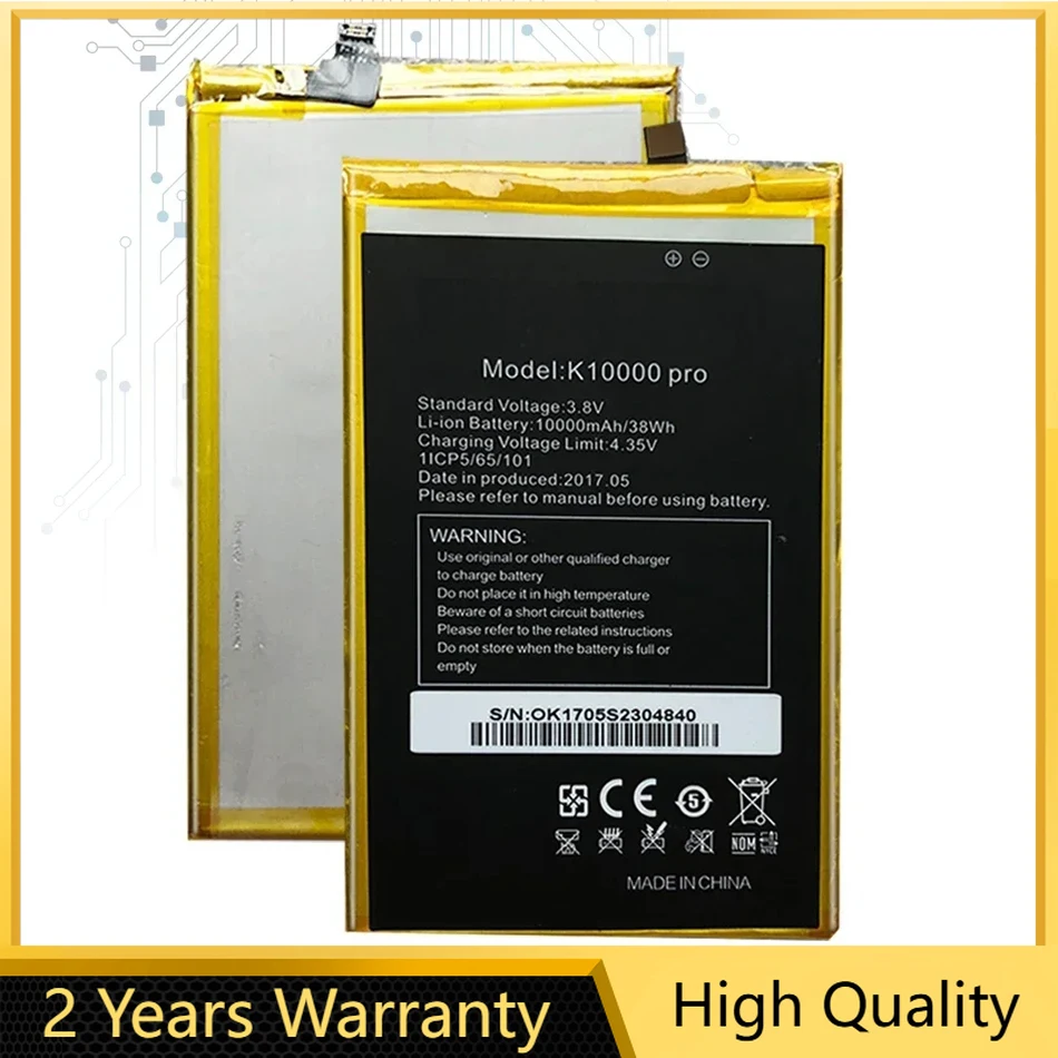 

10000mAh Replacement Mobile Phone Battery For Oukitel K10000 Pro, K10000Pro