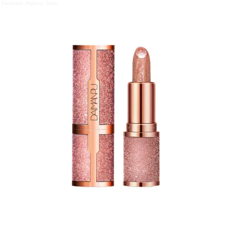 Diamond Temperature Color Changing Glitter Lipsticks Waterproof Longlasting Moisturizing Velvet Matte Lip Tint Sexy Lips Makeups