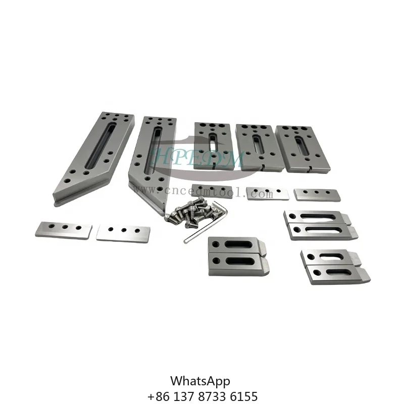 HPEDM WEDM Tooling Precision Stainless Steel WEDM Clamping Support Plate Set HE-H06636.F