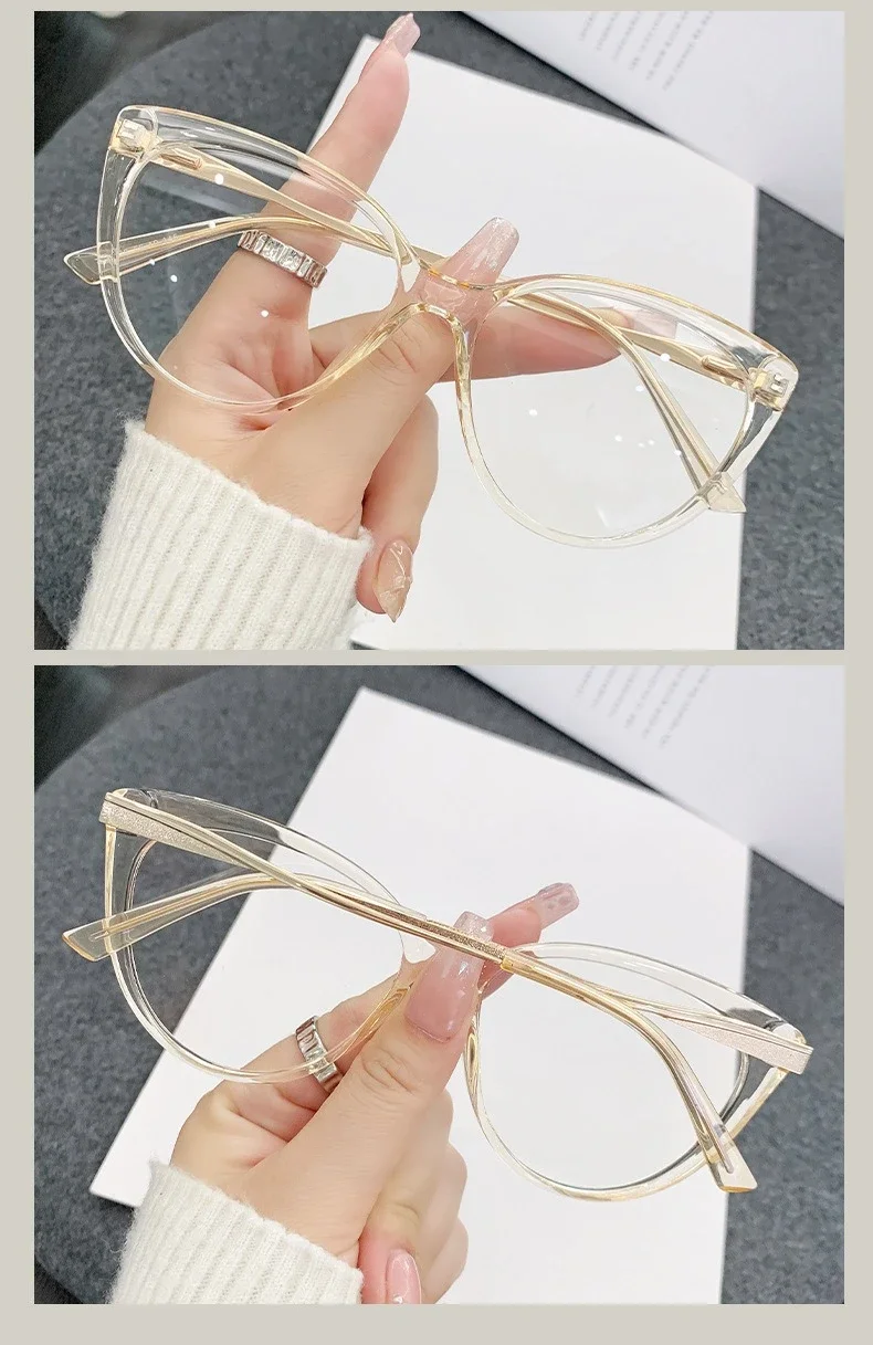 Anti-Blaulicht-/Augenschutz-Brillengläser. Langlebige Brillengestelle mit Metallscharnieren. Minimalistisches Design ist fortgeschrittener – Detail 5