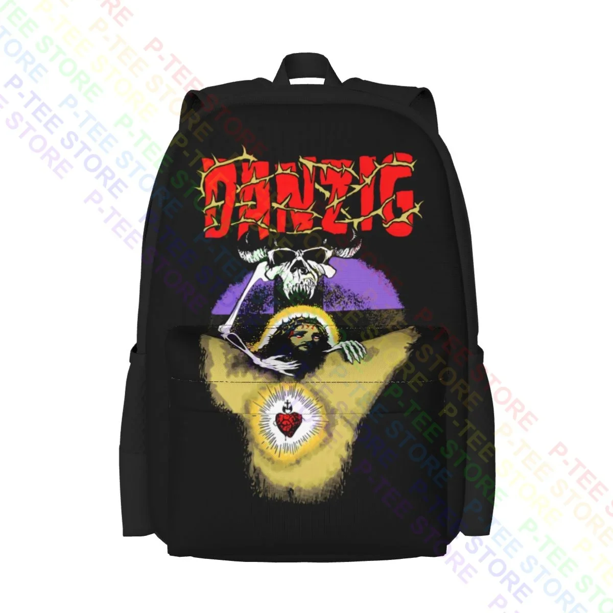 Danzig God Don'T Like It Skull Jesus Misfits Samhain Large Capacity Backpack Training Eco Friendly