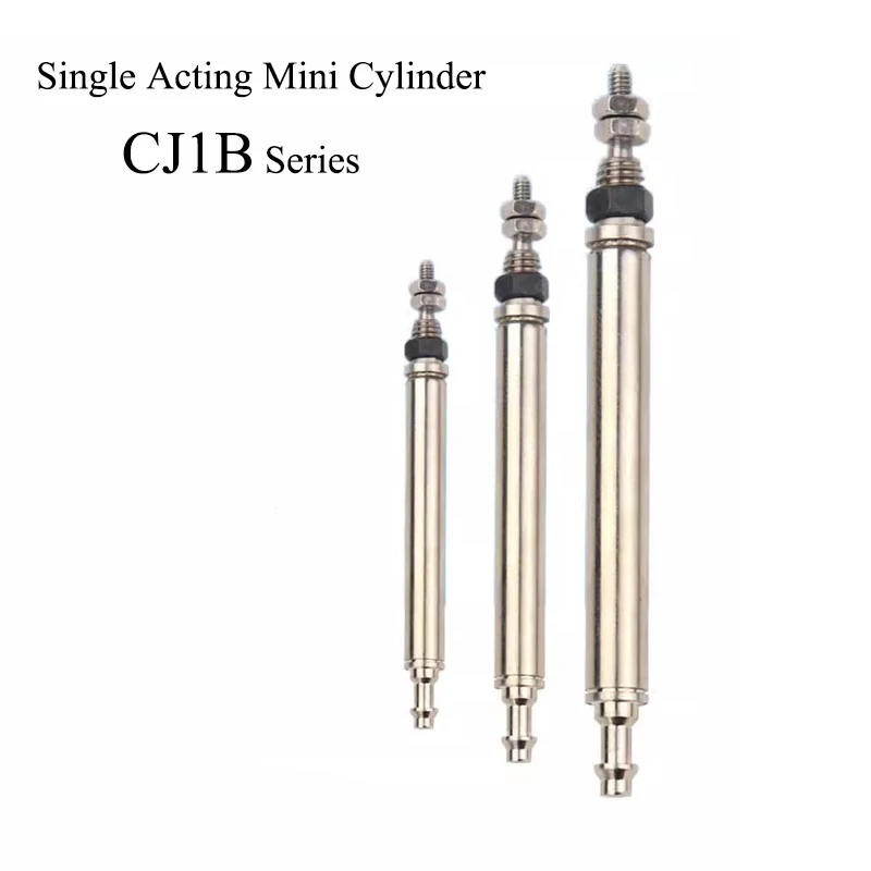 Micro Single Action Pneumatic Cylinder CJ1B With Spring Needle Stainless Steel CJ1B4 * 5-10X15X20SU4