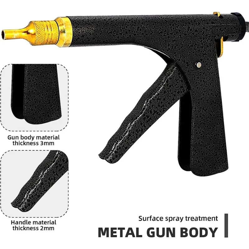 Auto Fahrrad Tubeless Reifen Reparatur Punktion Professionelle Reparatur Kit Vakuum Reifen Reparatur Pistole Auto Motorrad Reifen Reparatur Undicht Kit – Detail 3