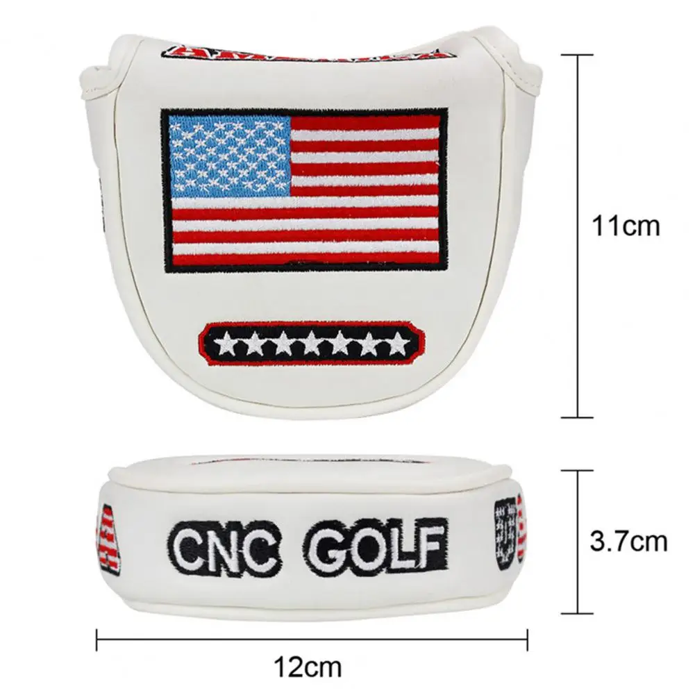 Golf Club Head Cover Golf Putter Cover Protective Golf Putter Headcovers Anti-scratch Soft Lining Magnetic Closure Enhance Game