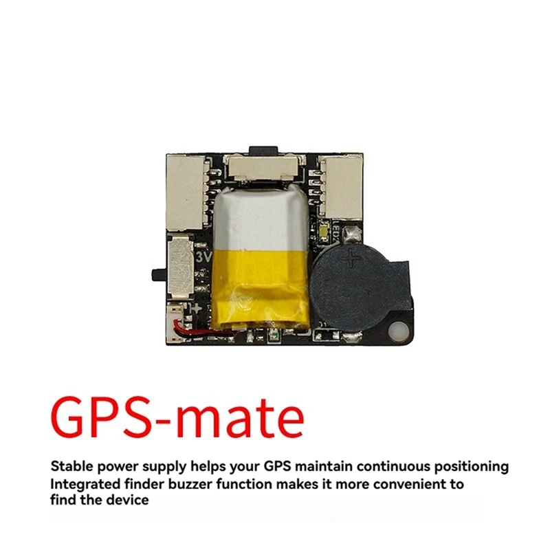 GPS-MATE Drone GPS Exclusive Power Module with Finder Buzzer Alarm for RC FPV Drone Racing Long Range Quadcopter Drone-ABVP