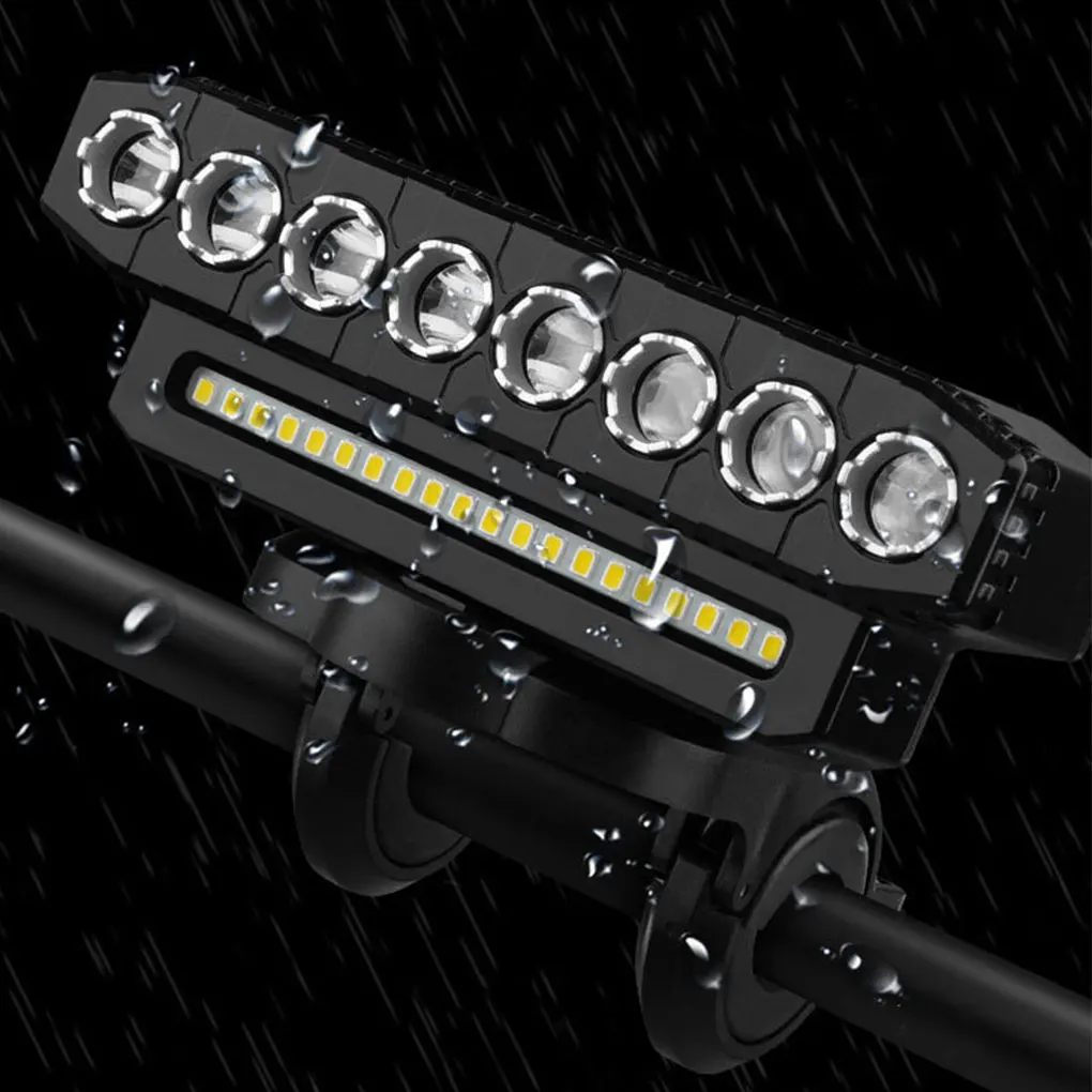 

ABS Brightness Adjustable Bike light For Night Cycling Safety Easy And Convenient Installation