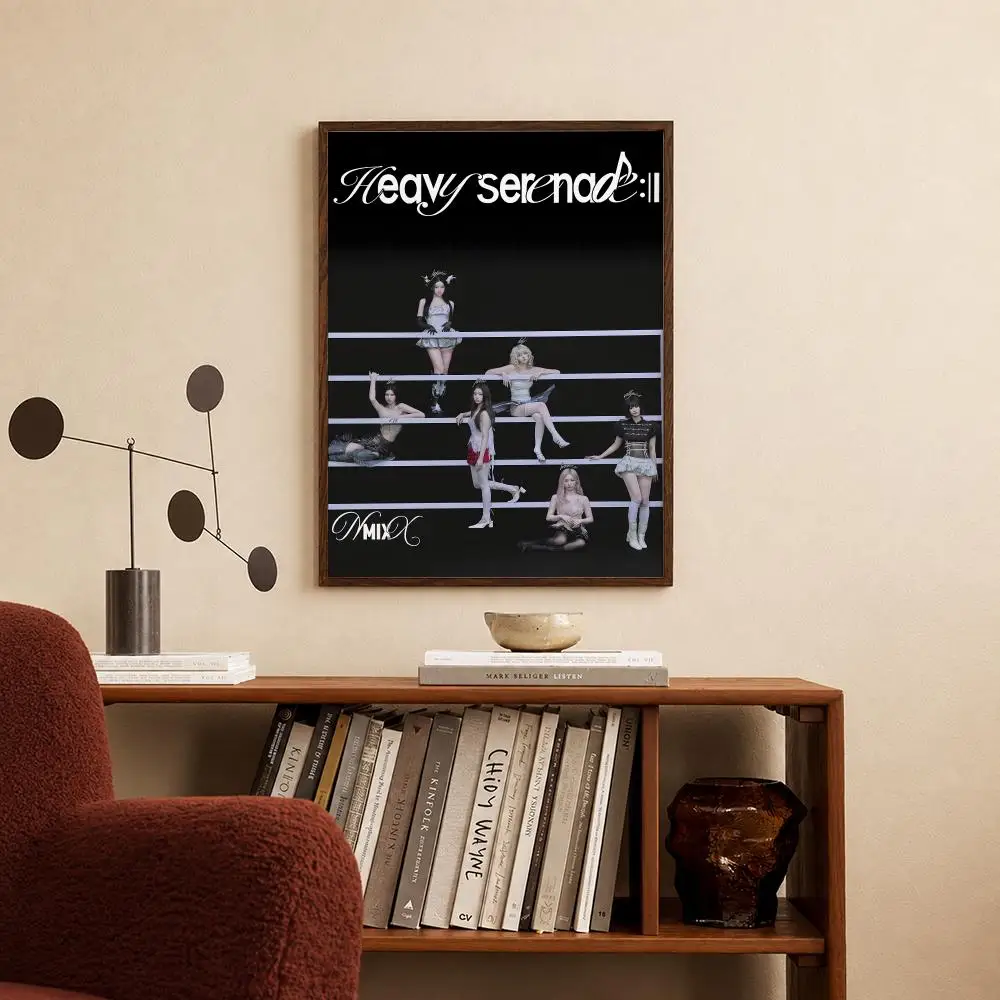 Kpop Girl Idol Group NMIXX Poster Self‑Adhesive Waterproof Poster Sticker Coffee House Bar Wall Art Home Decor - view 3