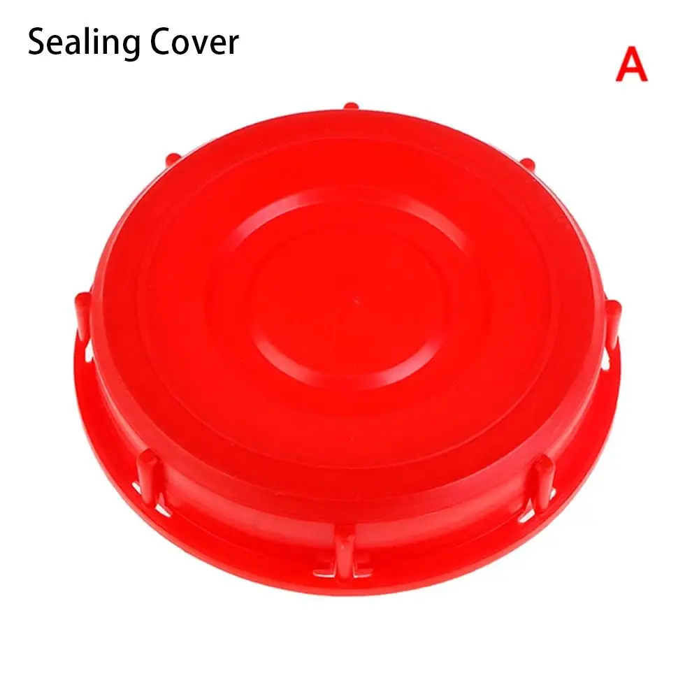 1Pcs New with Gasket IBC Tank Lid for IBC Water Tank with Breathing Hole Water Liquid Tank Cap Inner Dia 163mm Plastic Red Cover