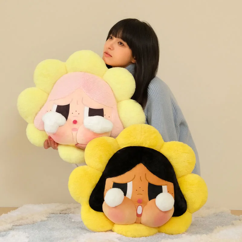 New Crybaby Sadness Club Series Pillow Yellow Pink Plush Pillows Surrounding Stuffed Toys Room Decoration Cartoon Toys Gift