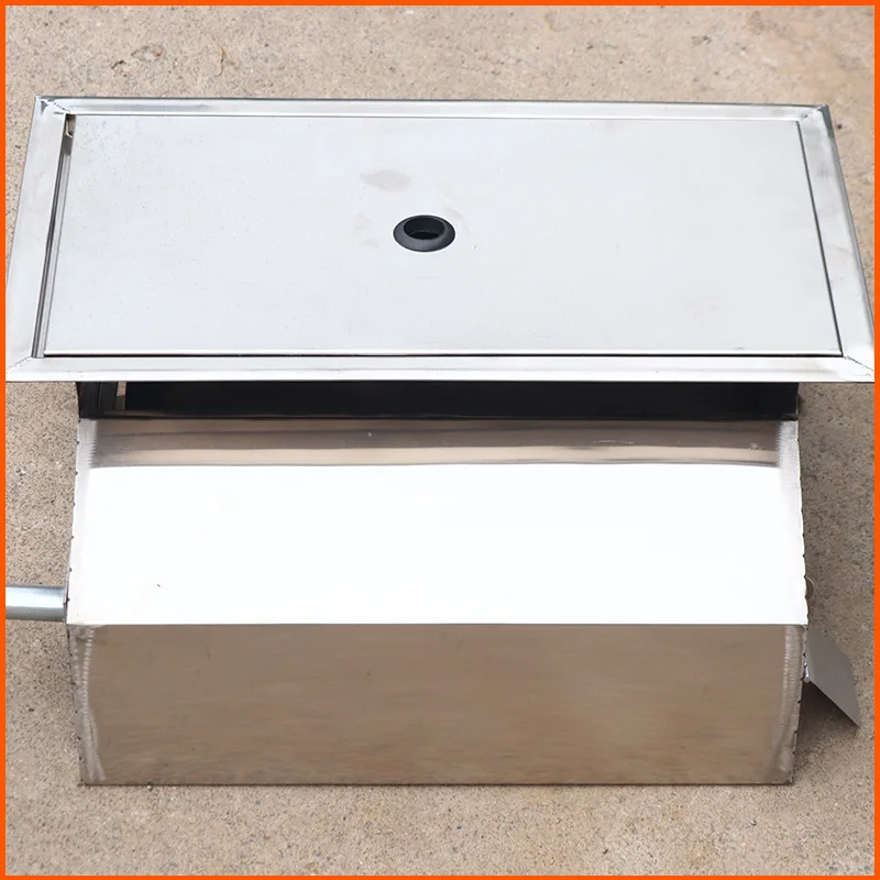 Inlaid smokeless lamb leg grill, commercial stainless steel smokeless grill, evenly heated