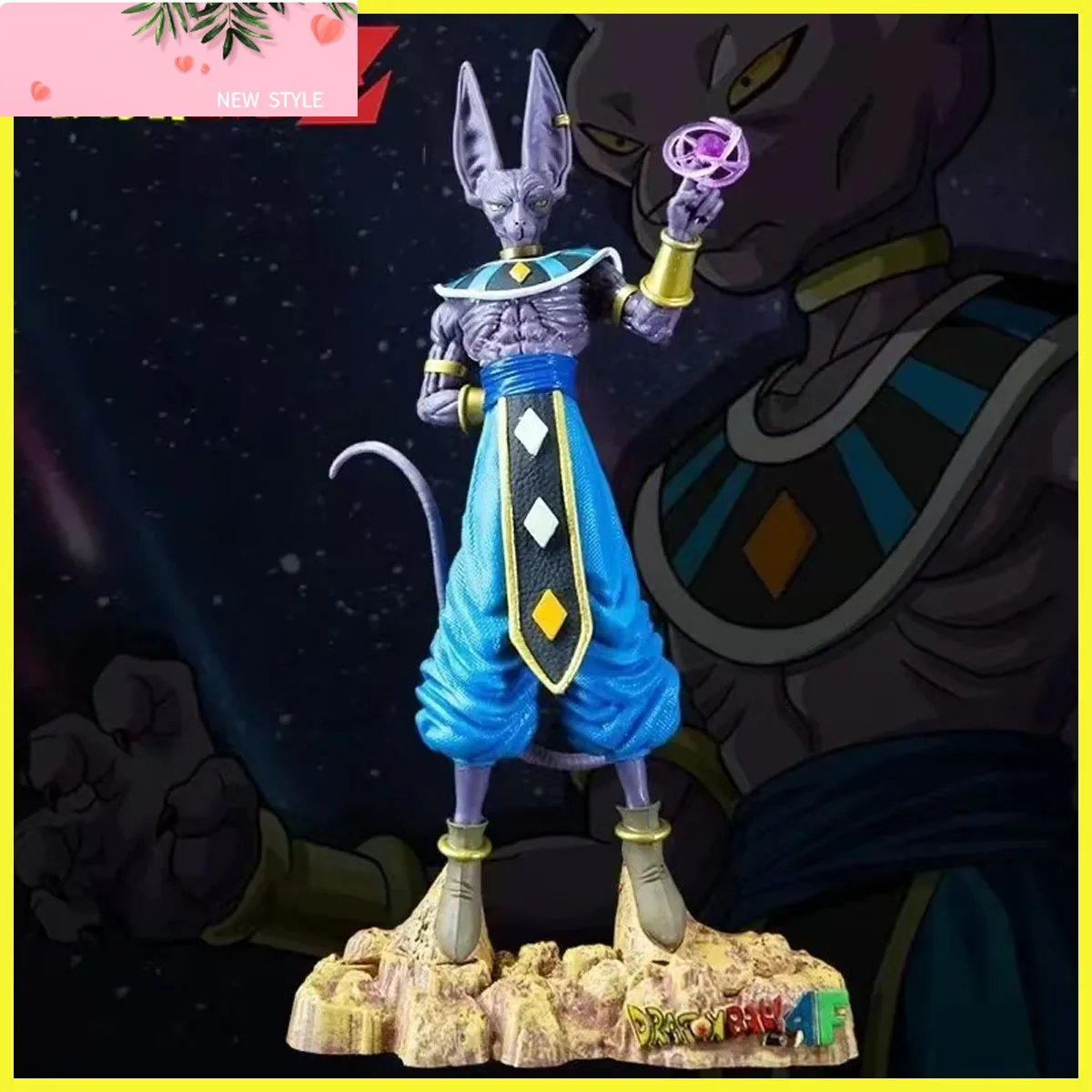 

30cm Dragon Ball Z Figures Super God of Destruction Beerus Action Figures Collection Decoration Model Statue Toys Birthday Gift