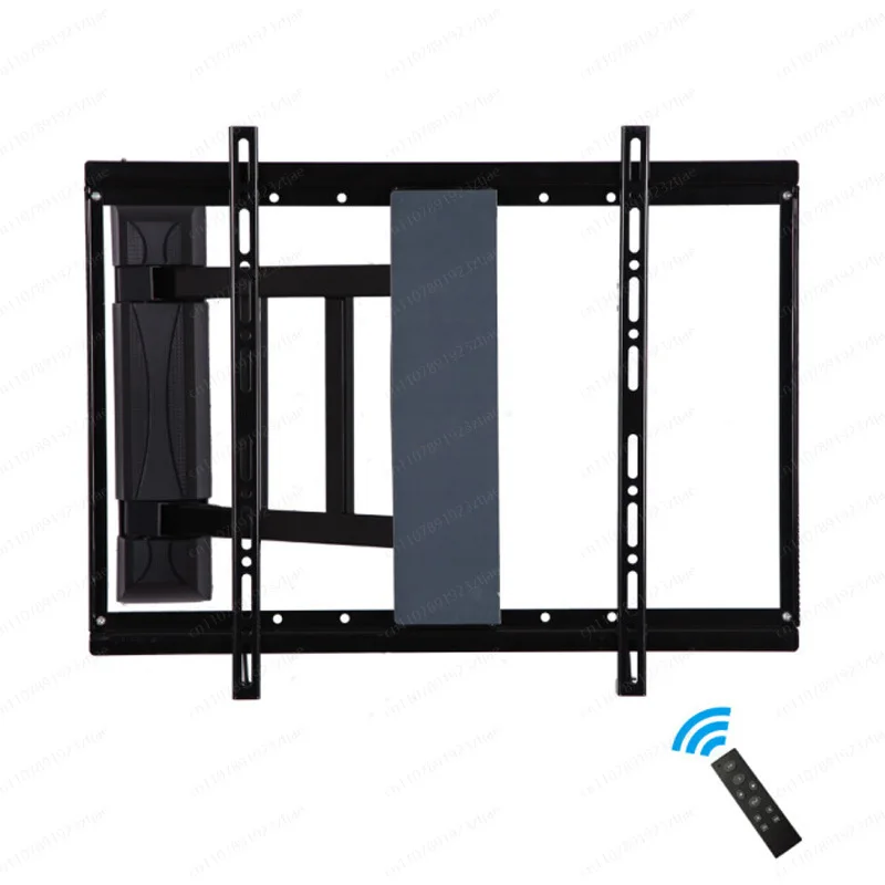Electric Retractable Rotating TV Bracket, Remote Control Adjustable Wall Mount