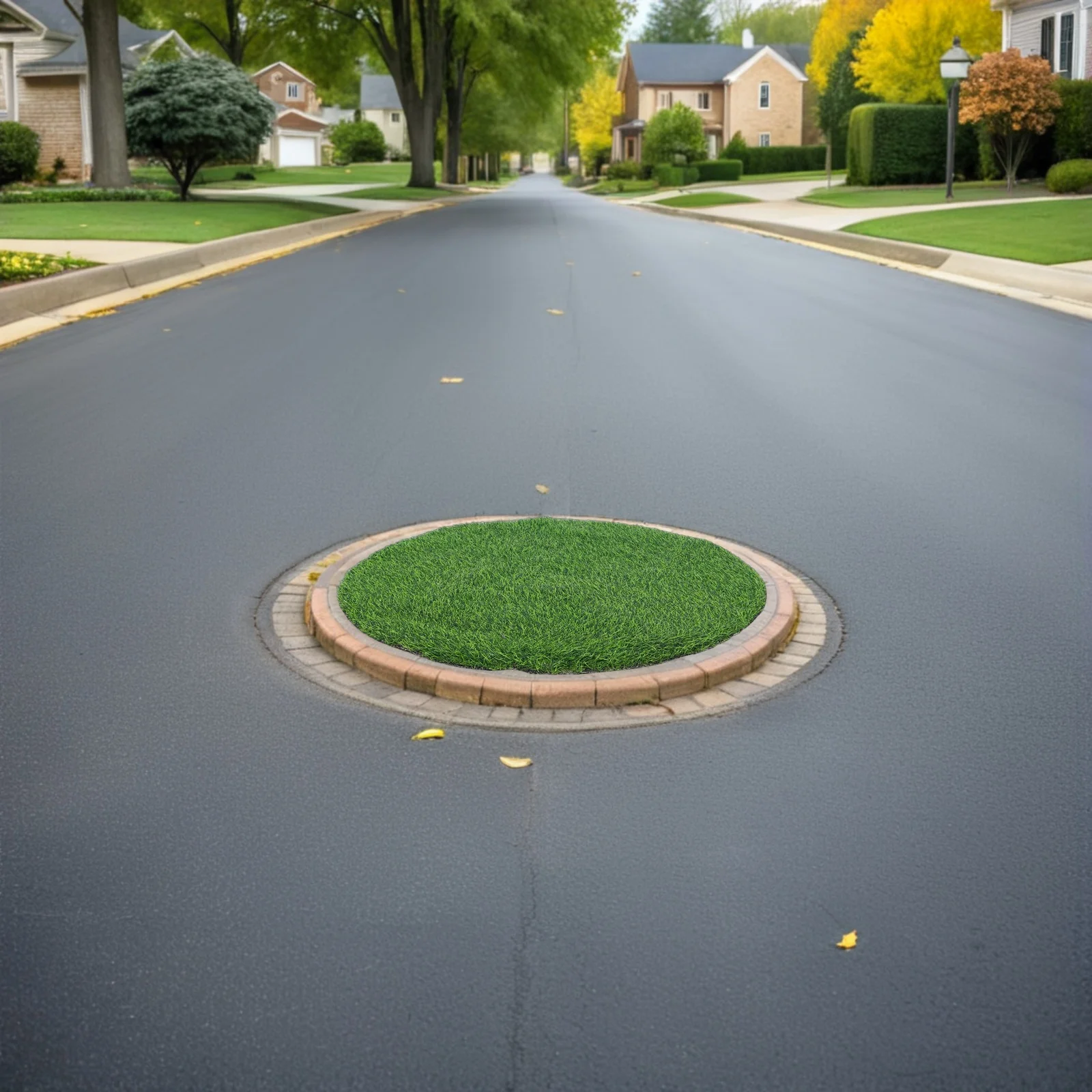 

Grass Manhole Cover Decoration Artificial Tablecloth Pad Fake Big Turf Plastic Mat