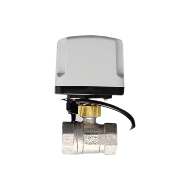 1/2" 3/4" 1" 2" Edelstahl-Motorventil 220V 12V 24V 3-Draht 2-Wege Elektrisches Kugelventil mit großem Drehmoment – Detail 2